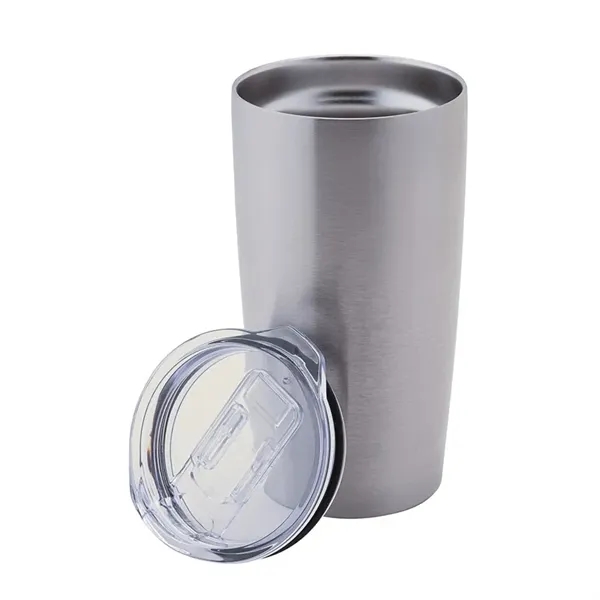 3.75" x 6.88" x 3.75" Shasta 20-ounce double-wall stainless steel tumbler... from ASI 67866 Logomark/Valumark / Valumark™