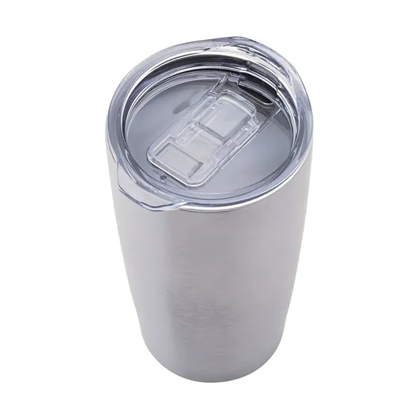 3.75" x 6.88" x 3.75" Shasta 20-ounce double-wall stainless steel tumbler... from ASI 67866 Logomark/Valumark / Valumark™