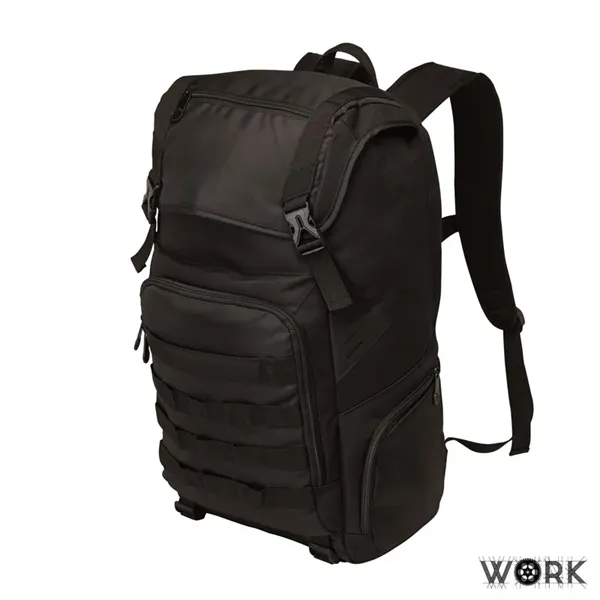 7" x 20" x 12" Work Outdoor backpack with laptop/tablet pockets,... from ASI 67866 Logomark/Valumark