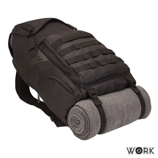 7" x 20" x 12" Work Outdoor backpack with laptop/tablet pockets,... from ASI 67866 Logomark/Valumark