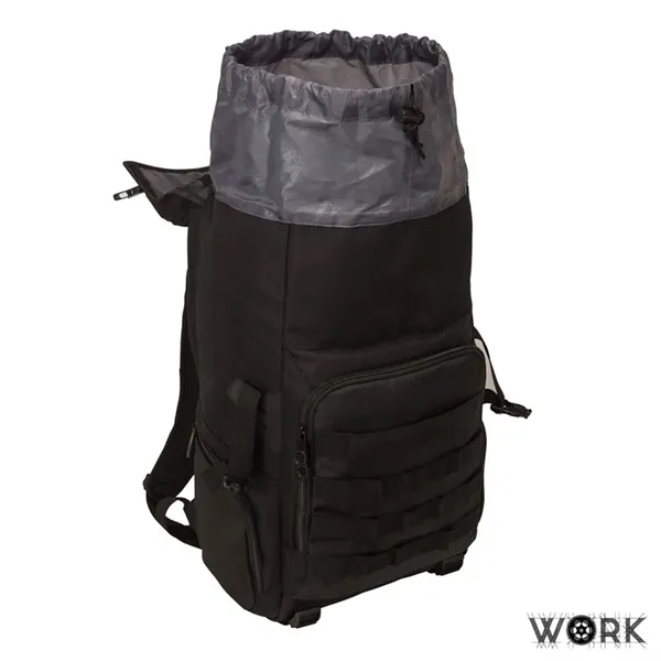 7" x 20" x 12" Work Outdoor backpack with laptop/tablet pockets,... from ASI 67866 Logomark/Valumark