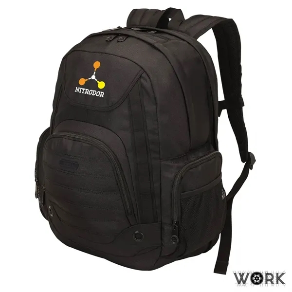 WORK® Pro Backpack... from ASI 67866 Logomark/Valumark