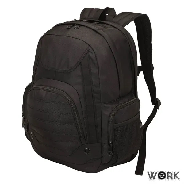 WORK® Pro Backpack... from ASI 67866 Logomark/Valumark