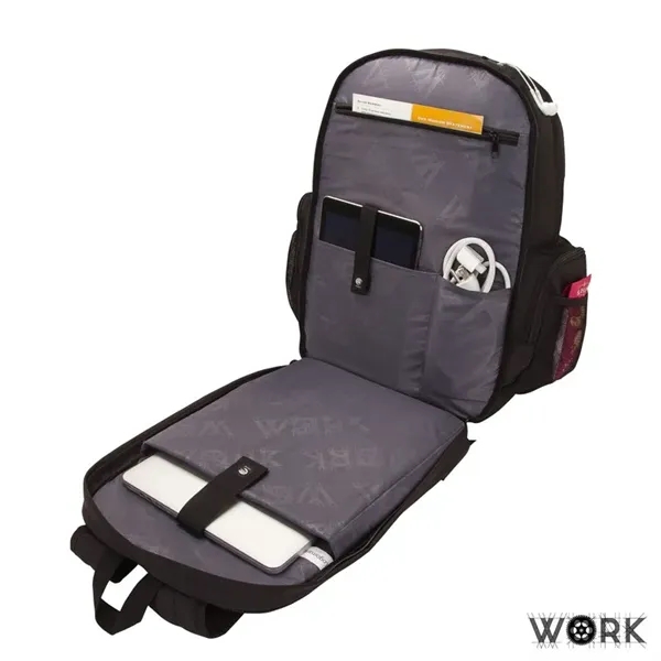 WORK® Pro Backpack... from ASI 67866 Logomark/Valumark