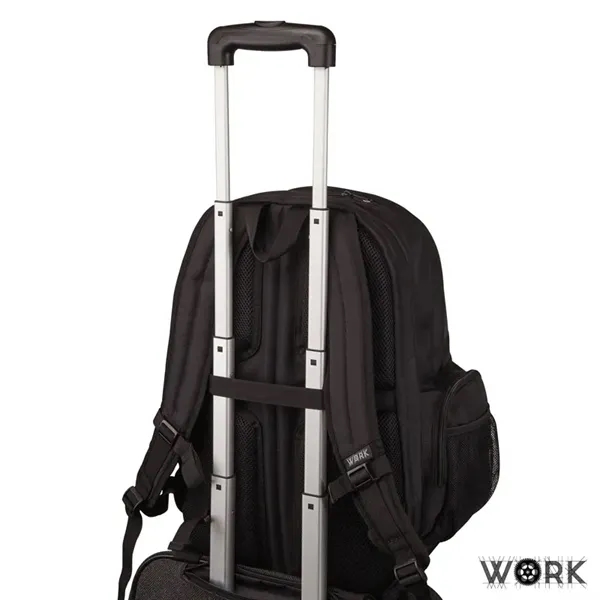 WORK® Pro Backpack... from ASI 67866 Logomark/Valumark