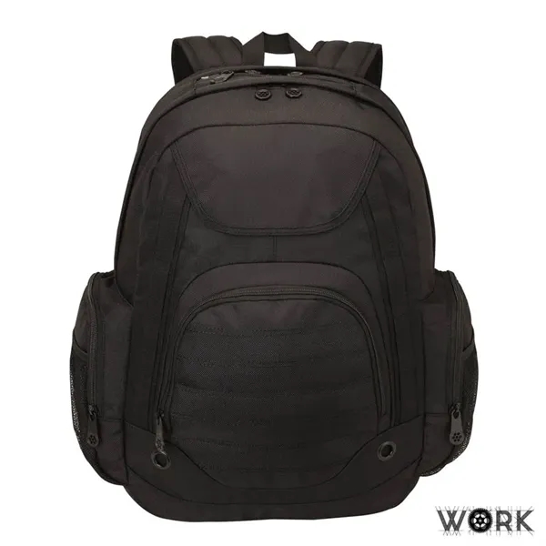 WORK® Pro Backpack... from ASI 67866 Logomark/Valumark