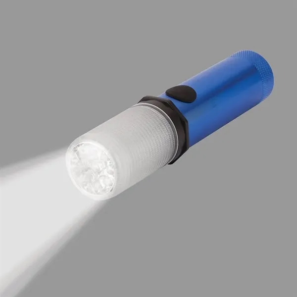 1.25" x 5.31" x 1.25 " aluminum LED aluminum emergency flashlight... from ASI 67866 Logomark/Valumark