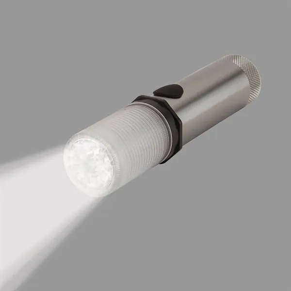 1.25" x 5.31" x 1.25 " aluminum LED aluminum emergency flashlight... from ASI 67866 Logomark/Valumark