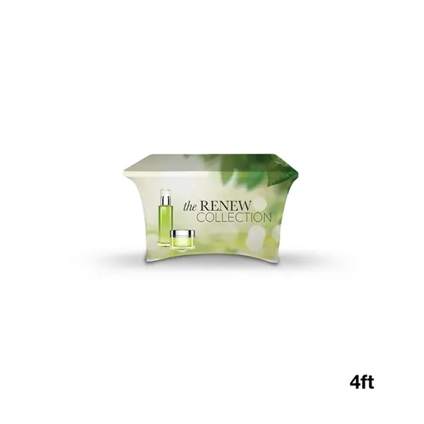 DisplaySplash 4' RPET Stretch Table Cover... from ASI 67866 Logomark/Valumark