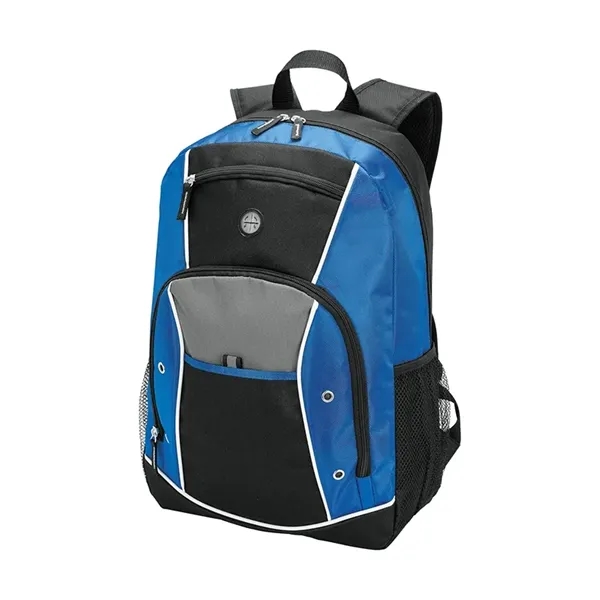 5.5" x 17.5" x 11.5" backpack that includes 15" padded laptop... from ASI 67866 Logomark/Valumark