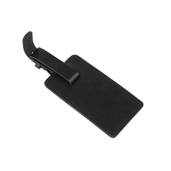 0.5" x 2.25" x 6.12" Fragolino leather luggage spotter tag with... from ASI 67866 Logomark/Valumark / Valumark™