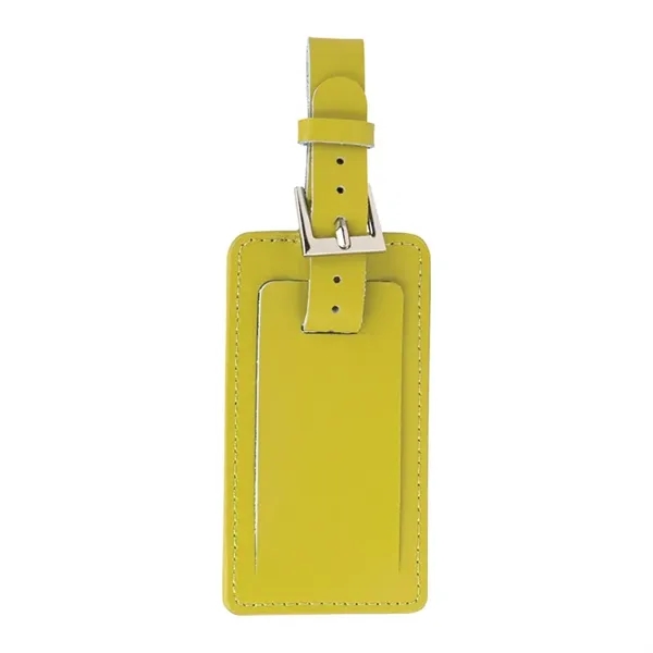 0.5" x 2.25" x 6.12" Fragolino leather luggage spotter tag with... from ASI 67866 Logomark/Valumark / Valumark™