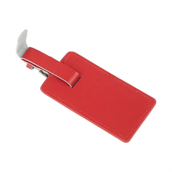 0.5" x 2.25" x 6.12" Fragolino leather luggage spotter tag with... from ASI 67866 Logomark/Valumark / Valumark™