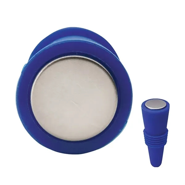 0.94" x 2.56" x 0.94" Bonito silicone and stainless steel wine... from ASI 67866 Logomark/Valumark