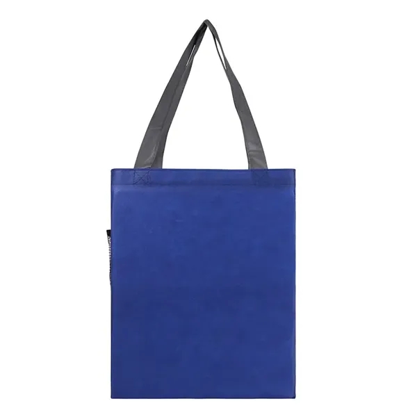 4" x 14.5" x 15.75" tri-toned tote bag; includes front pocket,... from ASI 67866 Logomark/Valumark / Valumark™