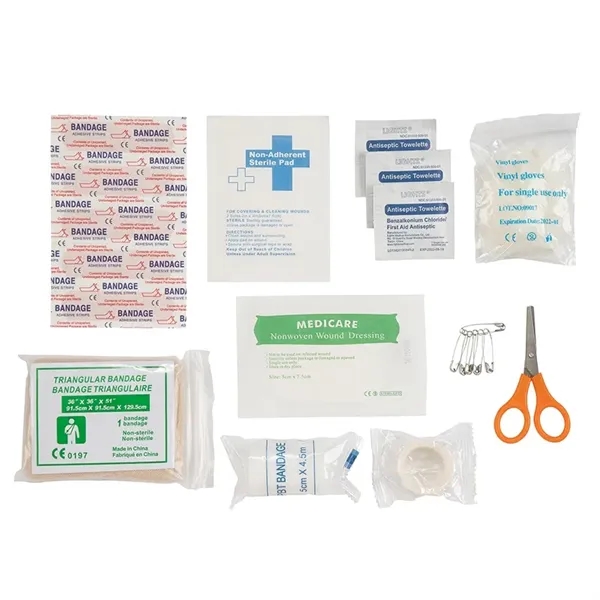 Sauver 21 Piece First Aid Kit... from ASI 67866 Logomark/Valumark