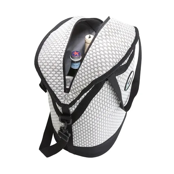 Ooval cooler bag with PEVA lining; includes 1 1/2" x 46... from ASI 67866 Logomark/Valumark