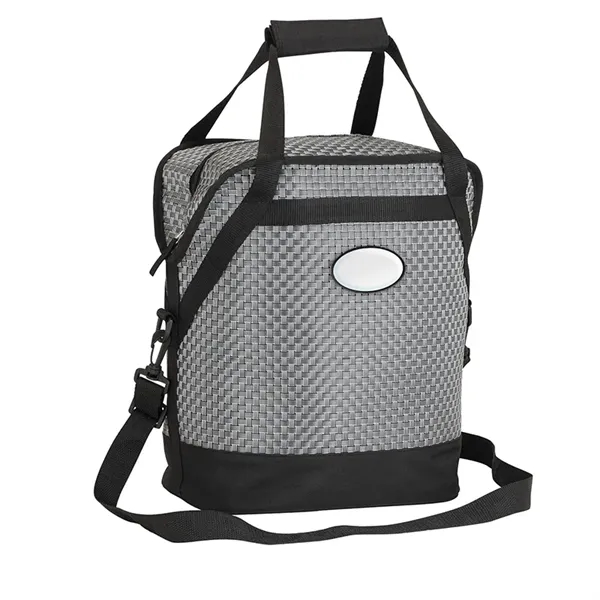 Ooval cooler bag with PEVA lining; includes 1 1/2" x 46... from ASI 67866 Logomark/Valumark