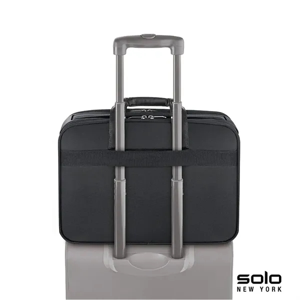 5.5" x 12" x 17.5" Solo Paramount Retractable Strap briefcase with... from ASI 67866 Logomark/Valumark
