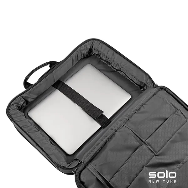 5.5" x 12" x 17.5" Solo Paramount Retractable Strap briefcase with... from ASI 67866 Logomark/Valumark