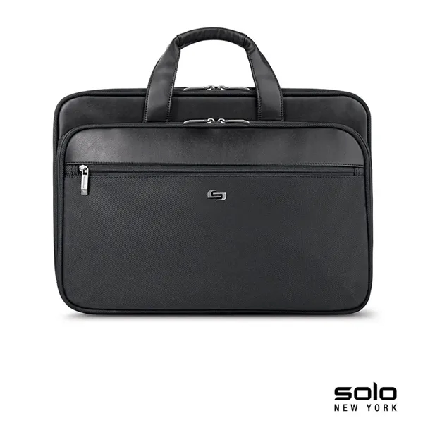 5.5" x 12" x 17.5" Solo Paramount Retractable Strap briefcase with... from ASI 67866 Logomark/Valumark