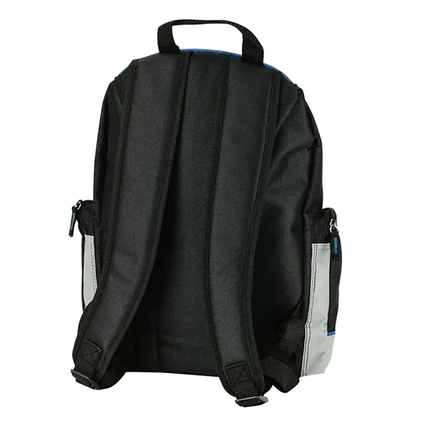 5.12" x 15.19" x 12" Coolio 12-can backpack cooler with heat-sealed... from ASI 67866 Logomark/Valumark