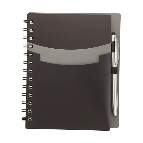 Academy Junior Notebook & Stylus Pen... from ASI 67866 Logomark/Valumark / Valumark™