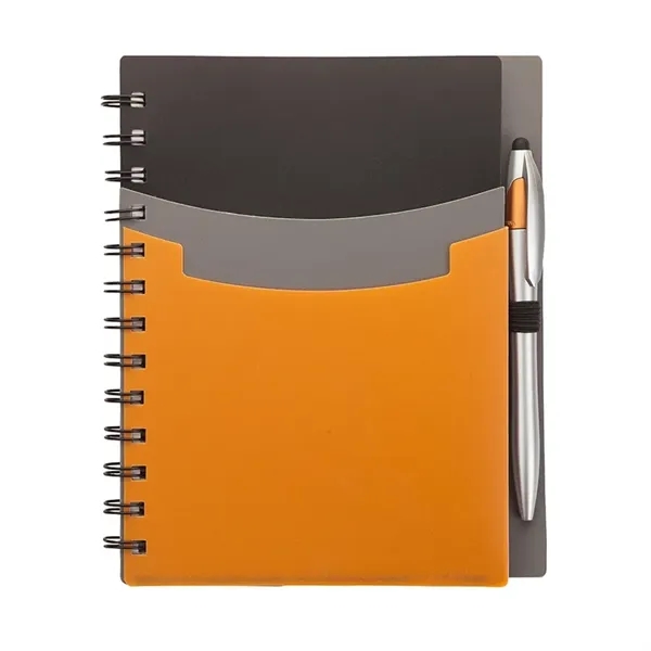 Academy Junior Notebook & Stylus Pen... from ASI 67866 Logomark/Valumark / Valumark™