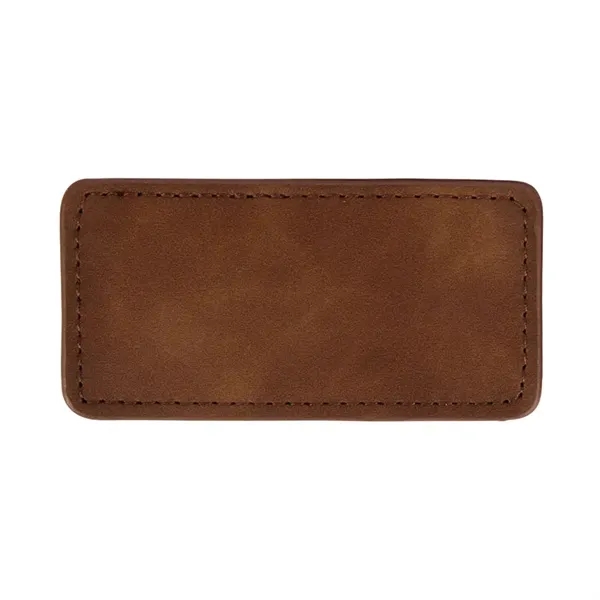 Leatherette Patch With Hook Backing... from ASI 67866 Logomark/Valumark