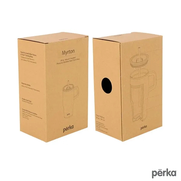Perka® Myrton 20 oz. Double Wall, Recycled Stainless Stee...... from ASI 67866 Logomark/Valumark