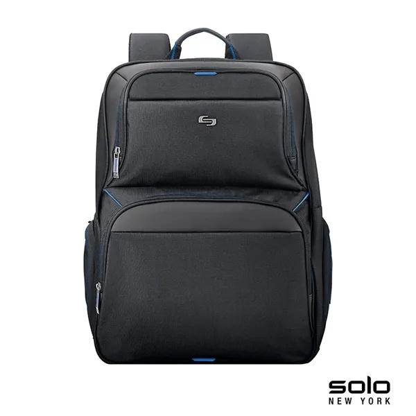7" x 17.5" x 11.75" leatherette backpack; includes tablet/eReader pocket and... from ASI 67866 Logomark/Valumark