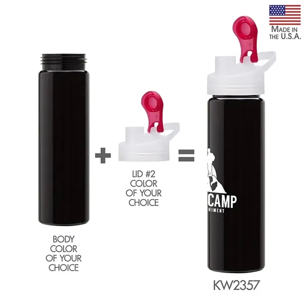 Newport VII 25 oz. Water Bottle w/ Integrated Handle... from ASI 67866 Logomark/Valumark