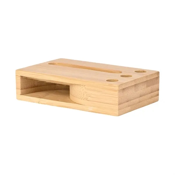 Allegra Bamboo Phone Stand & Amplifier... from ASI 67866 Logomark/Valumark