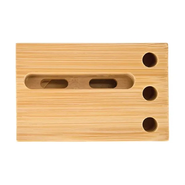 Allegra Bamboo Phone Stand & Amplifier... from ASI 67866 Logomark/Valumark