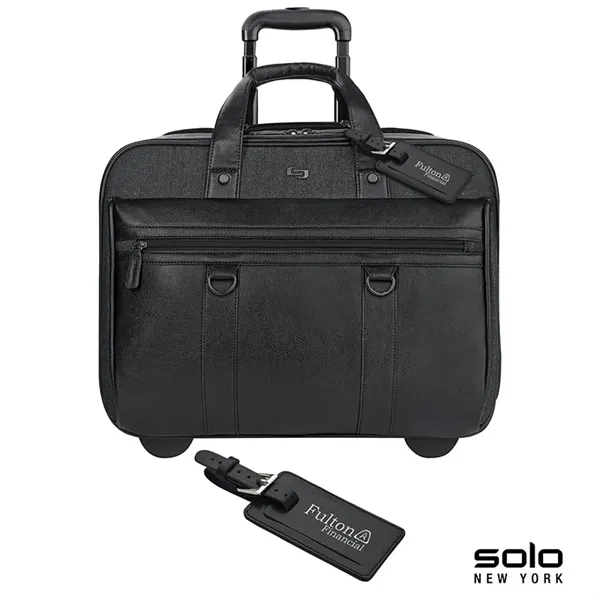 6.25" x 14" x 17.75" Solo Macdougal rolling case; includes 17.3"... from ASI 67866 Logomark/Valumark