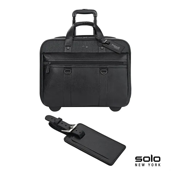 6.25" x 14" x 17.75" Solo Macdougal rolling case; includes 17.3"... from ASI 67866 Logomark/Valumark