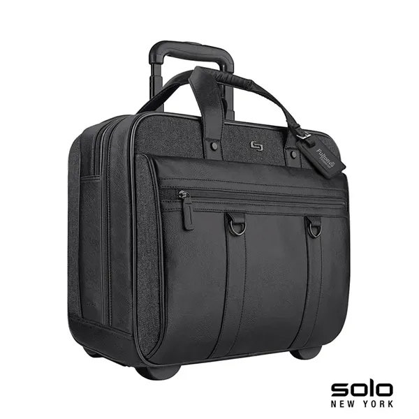 6.25" x 14" x 17.75" Solo Macdougal rolling case; includes 17.3"... from ASI 67866 Logomark/Valumark