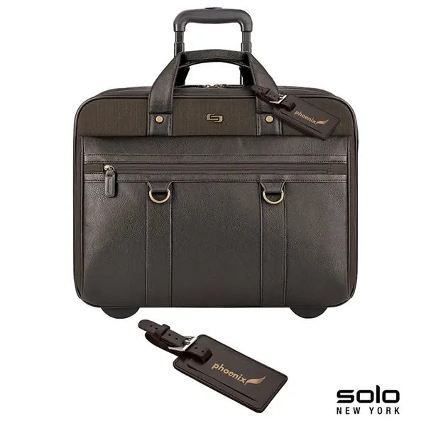 6.25" x 14" x 17.75" Solo Macdougal rolling case; includes 17.3"... from ASI 67866 Logomark/Valumark