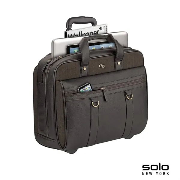 6.25" x 14" x 17.75" Solo Macdougal rolling case; includes 17.3"... from ASI 67866 Logomark/Valumark