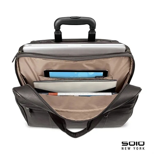 6.25" x 14" x 17.75" Solo Macdougal rolling case; includes 17.3"... from ASI 67866 Logomark/Valumark