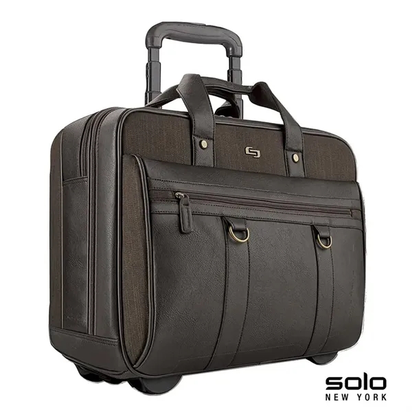 6.25" x 14" x 17.75" Solo Macdougal rolling case; includes 17.3"... from ASI 67866 Logomark/Valumark