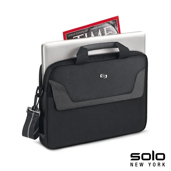 Solo NY® Flatiron 14.1" Slim Brief... from ASI 67866 Logomark/Valumark