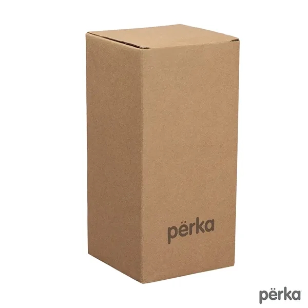 3.38" x 7.31" x 3.38" Perka® Erie 16-ounce double-wall stainless steel... from ASI 67866 Logomark/Valumark