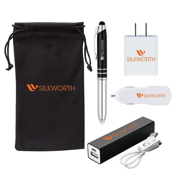 Mega Tech 6-pc Travel Set... from ASI 67866 Logomark/Valumark