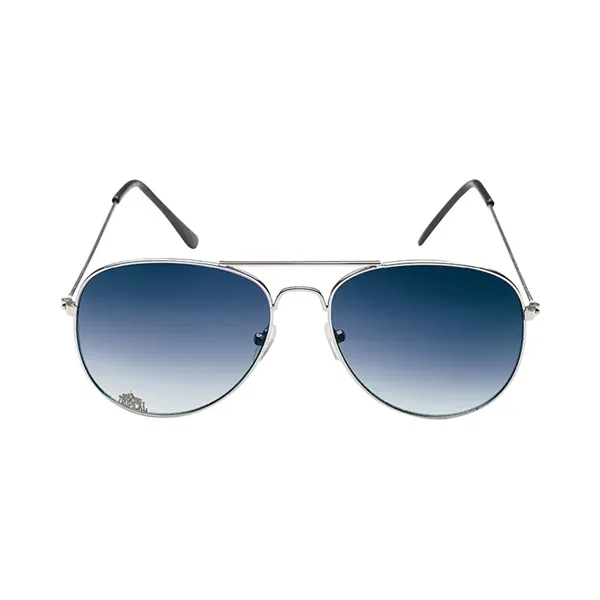 1" x 2.06" x 5.38" plastic aviator-style sunglasses with steel rims,... from ASI 67866 Logomark/Valumark / Valumark™