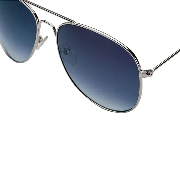 1" x 2.06" x 5.38" plastic aviator-style sunglasses with steel rims,... from ASI 67866 Logomark/Valumark / Valumark™