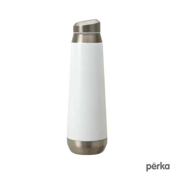 3" x 9.88" x 3" double wall stainless steel bottle; 17... from ASI 67866 Logomark/Valumark