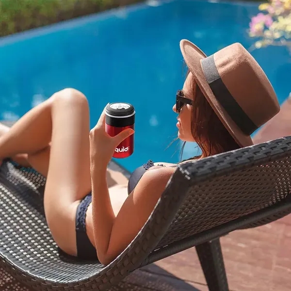 Stainless steel Liquid Fusion Icy Bev Kooler; 3-in-1 beverage cooler with... from ASI 67866 Logomark/Valumark