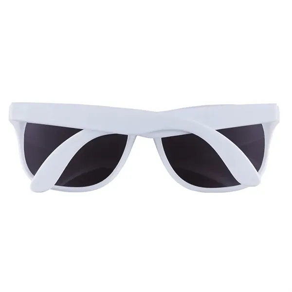 1.75" x 1.94" x 5.5" polycarbonate flare two-tone sunglasses with 100%... from ASI 67866 Logomark/Valumark / Valumark™