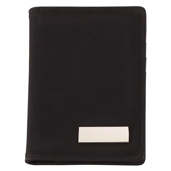 Stylish travel gift set with a matching leatherette passport holder, key... from ASI 67866 Logomark/Valumark